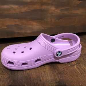 purple crocs